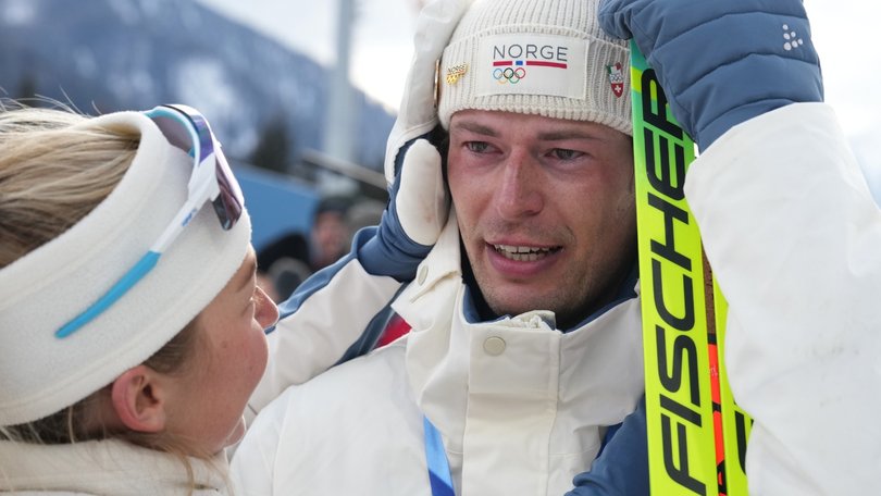 Sturla Holm Laegreid confessed his affair on live TV after winning bronze.