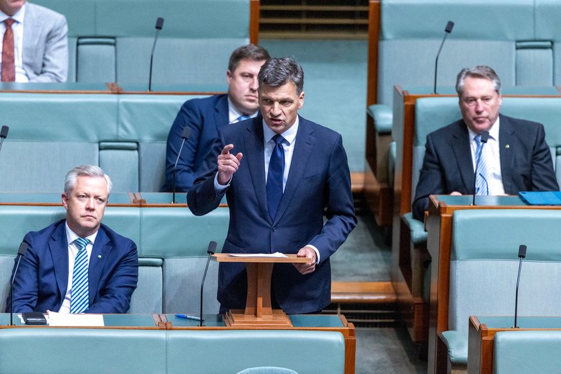 Angus Taylor has moved to the back bench in the House of Representatives.