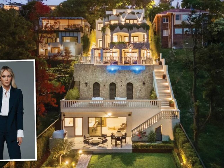 Rebecca Vallance has listed her Mediterranean-inspired mansion in Vaucluse.