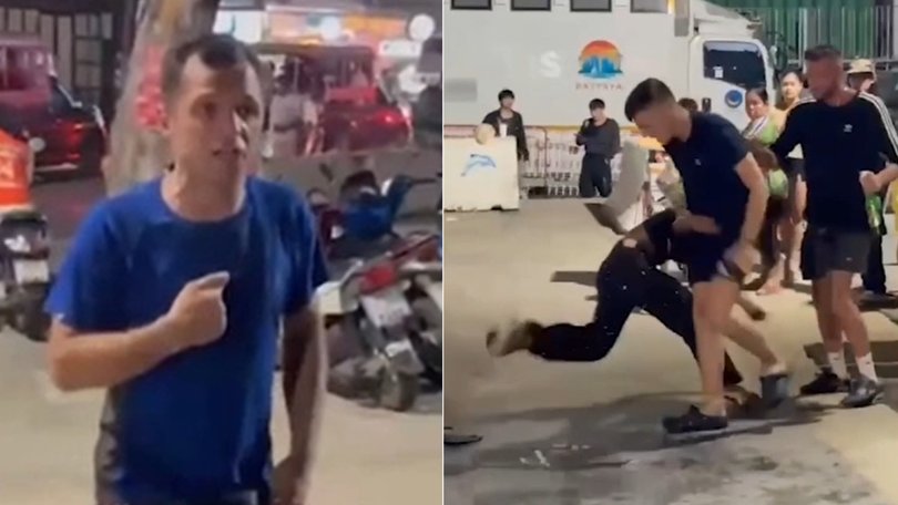 Footage of man throwing sex worker to the ground has surfaced online.