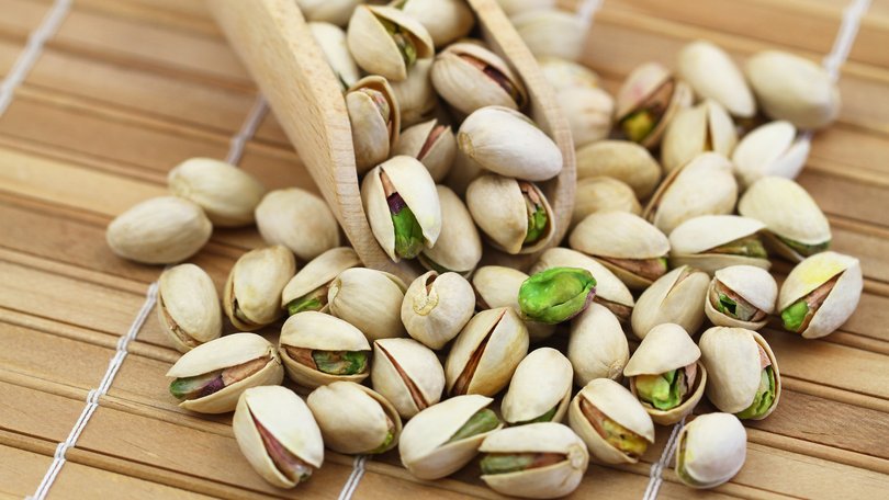 Pistachios, along with brazil nuts are a standout.