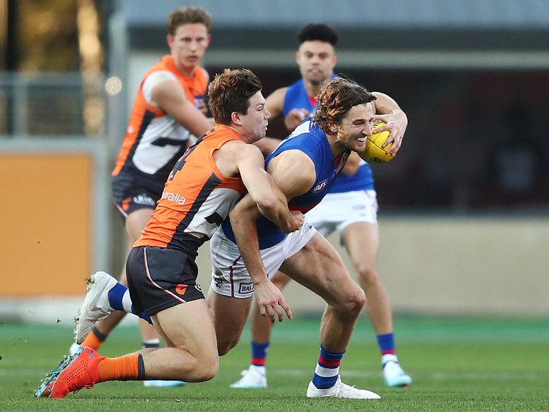 Marcus Bontempelli and Toby Greene have buried the hatchet ahead of AFL Origin.