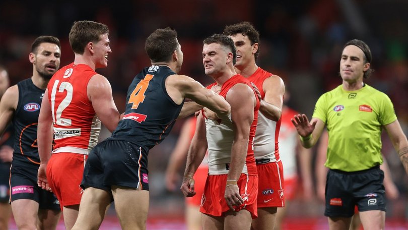 There is no love lost between the Giants and the Swans.