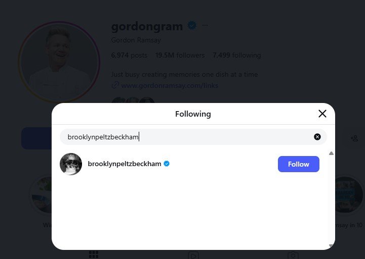 Gordon Ramsay’s son Jack was Brooklyn’s closest childhood friend.