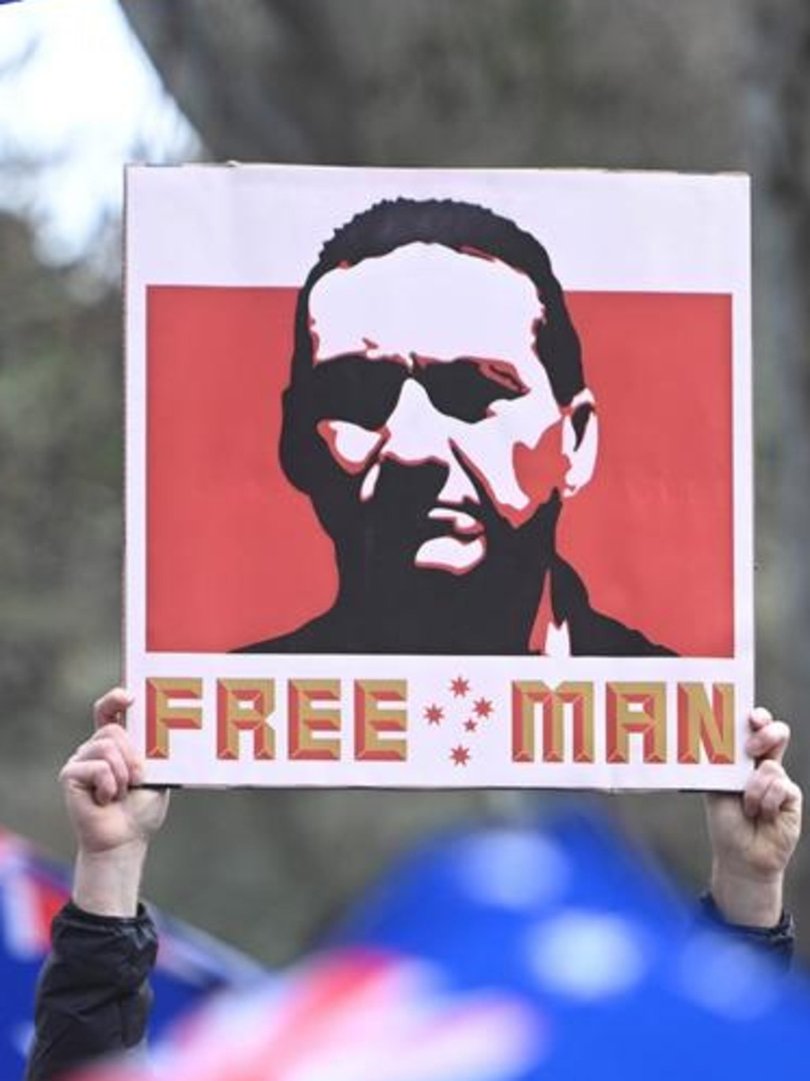 The alleged cop killer has become a recognisable face in the sovereign citizen movement. Picture: Getty Images