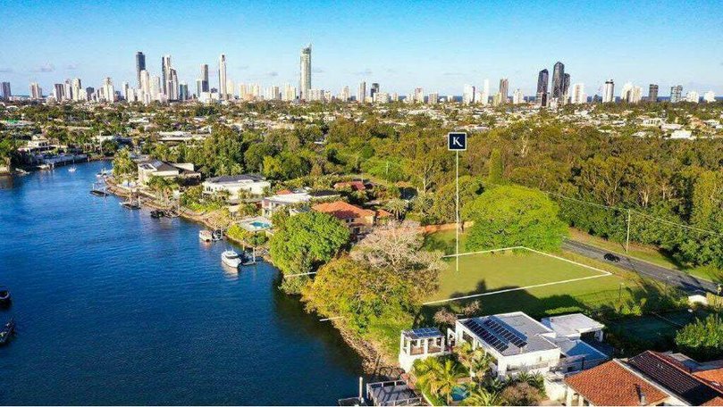 The vacant lot at Broadbeach Waters was sold by the Norris family in December 2022 for $6.42 million.
