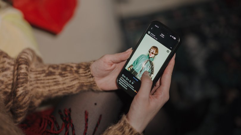 Olivia Meyer frequently tags her TikTok posts with #microbangs, linking her to a broader online community. MUST CREDIT: Roshni Khatri/Bloomberg&nbsp;