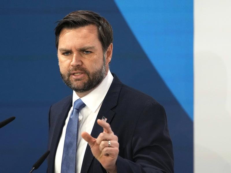 JD Vance in Munich last year.