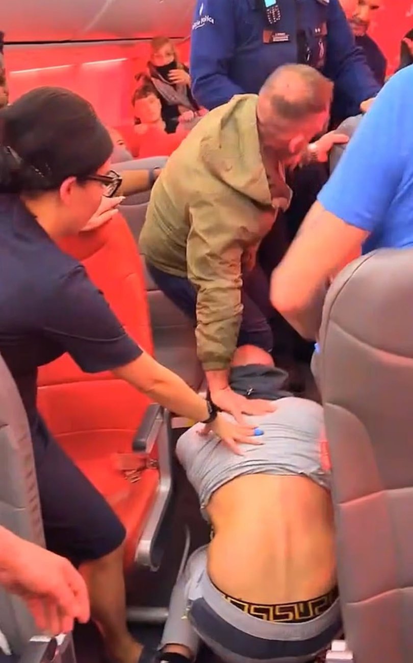 Airline imposes lifetime ban after brawl.