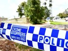 Queensland police are leading a manhunt inland near the NSW border after reports of shots being fired. 