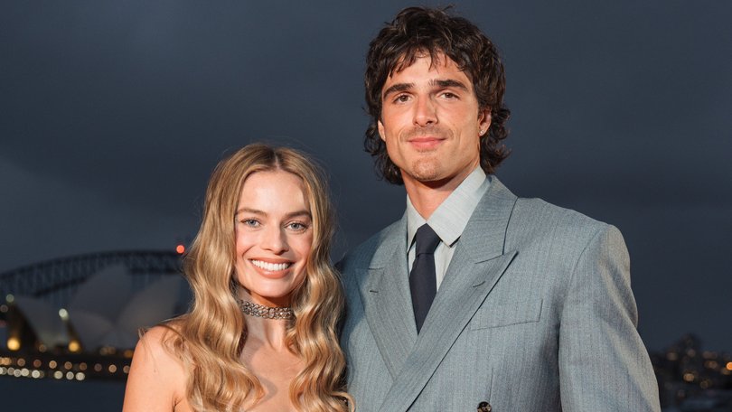 Margot Robbie and Jacob Elordi surprised audiences at the OpenAir cinema in Sydney.