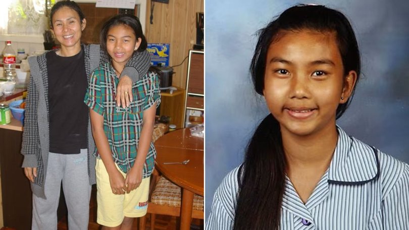 The mother of missing Melbourne schoolgirl Bung Siriboon (right) has died following a battle with cancer.