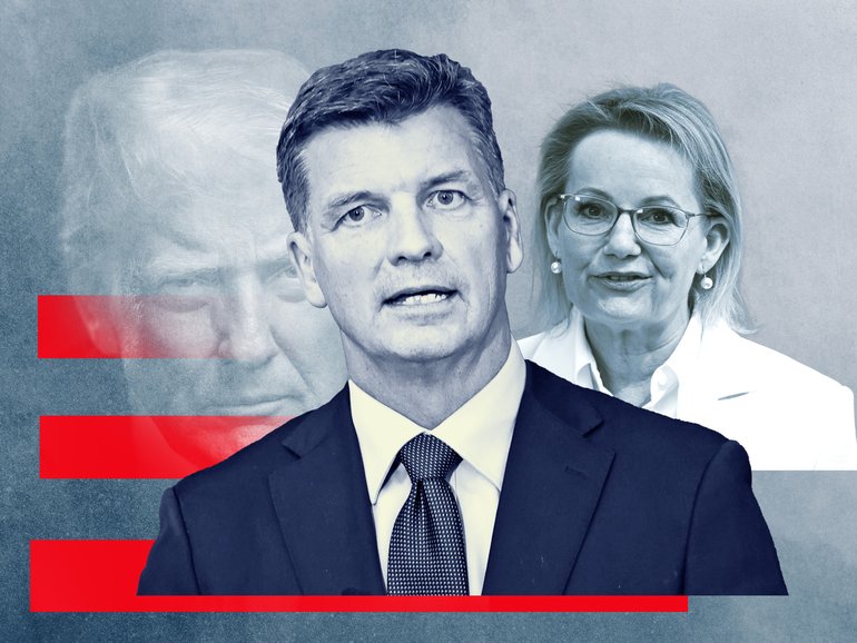 Angus Taylor is considering a hardline immigration policy first touted under Sussan Ley.