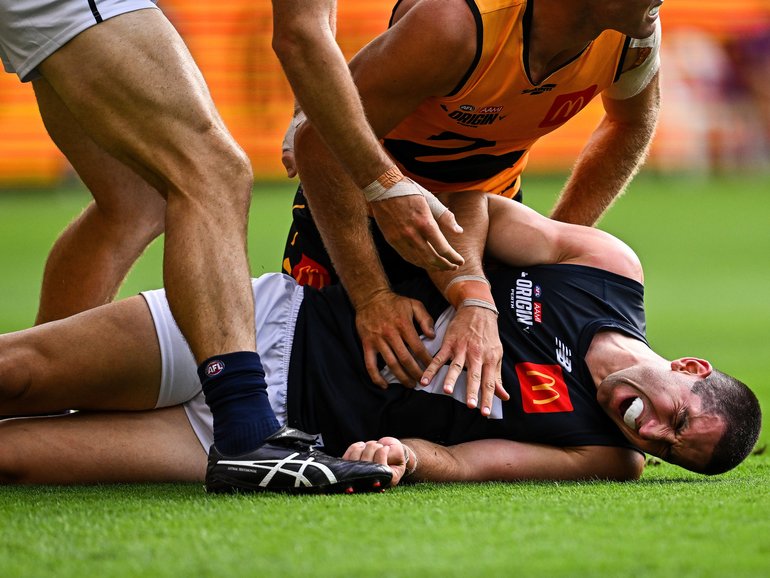 Jacob Weitering is set to make Carlton’s season opener despite being injured in State of Origin. 