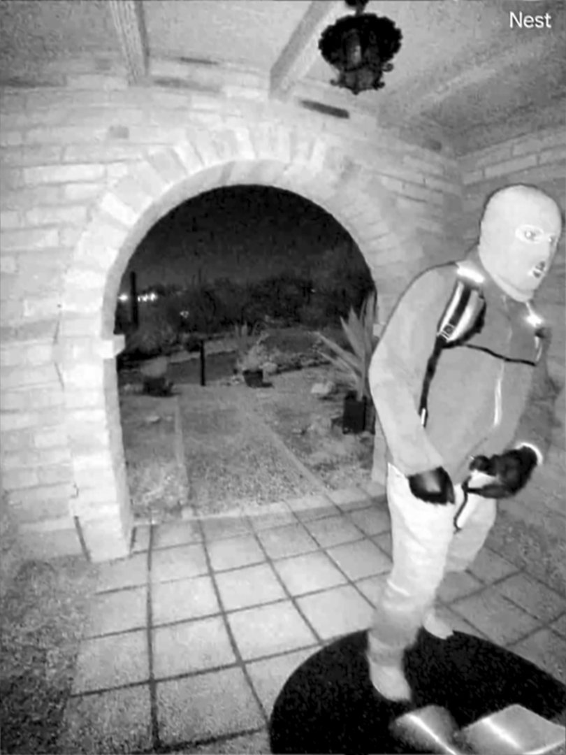 An image captured by a doorbell security camera at Nancy Guthrie’s house in Tucson, Ariz., on the morning of her disappearance, provided by the Pima County Sheriff's Department. Nancy Guthrie, 84, the “Today” show anchor’s mother, vanished from her Arizona home on Feb. 1. In the time since, very little new information has come to light. (Pima County Sheriff's Department via The New York Times) — NO SALES; EDITORIAL USE ONLY —
