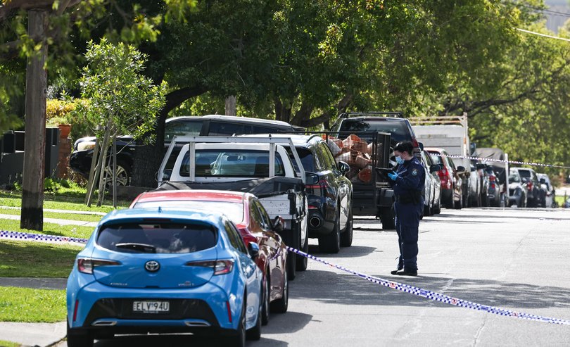 Detectives and forensics are on the scene investigating after a shooting took place on Macquarie Street in Greenacre.