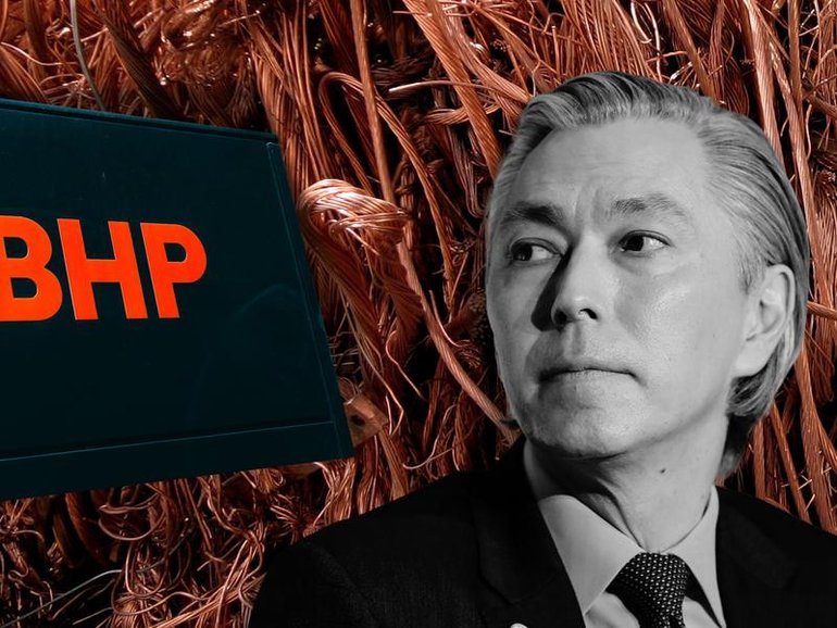 Copper has contributed the largest share of BHP's overall earnings, CEO Mike Henry says. (Aap/AAP PHOTOS)