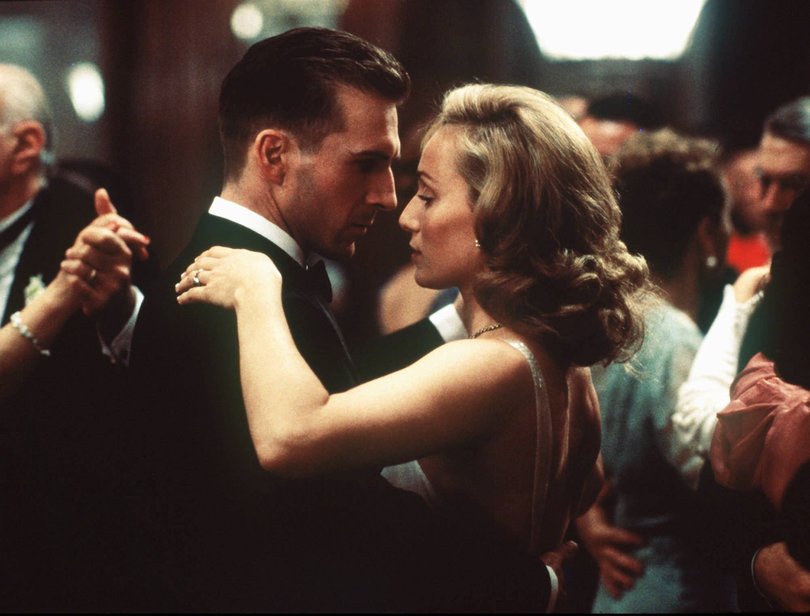 Ralph Fiennes and Kristin Scott Thomas in The English Patient.