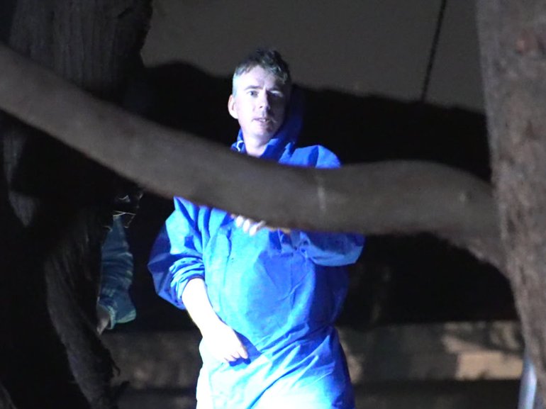 Liam Alexander Hall was living alone in his Warwick home when he allegedly filled a glass container with three explosive liquids, and wrapped it in ball bearings and screws.