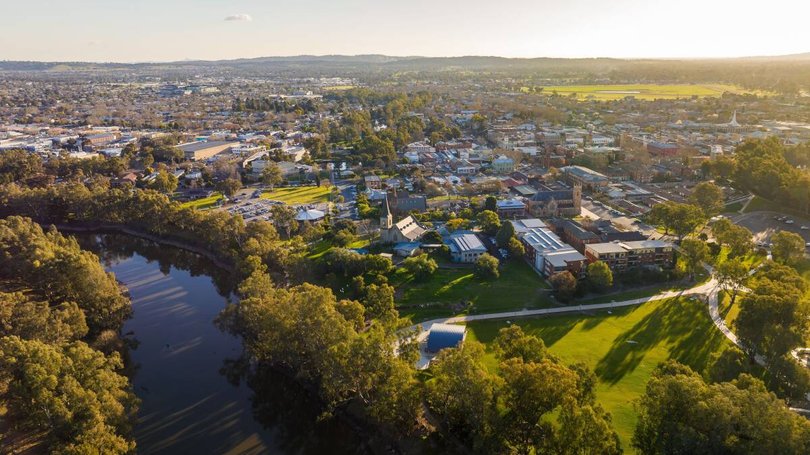 Growth in regional Australia has gathered pace including in Wagga Wagga. Pic: Shutterstock