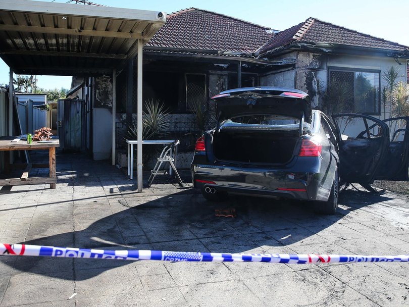 The home was also firebombed. Picture: Gaye Gerard