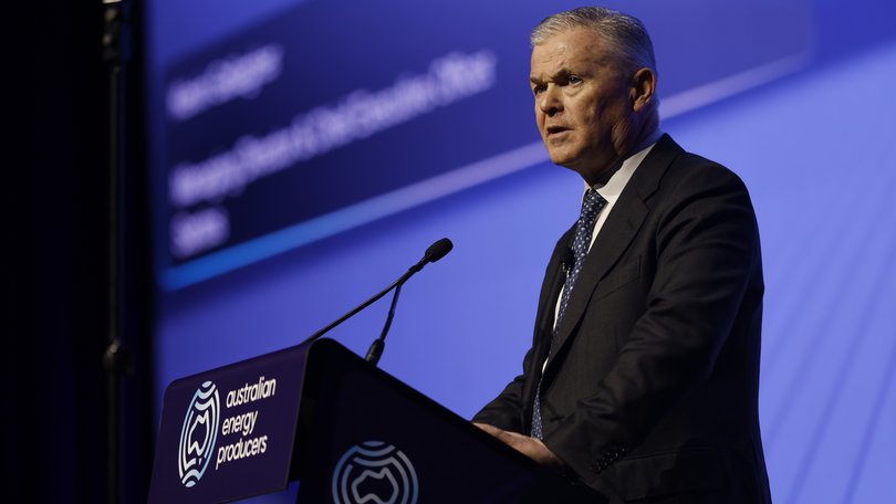 Santos boss Kevin Gallagher at the Australian Energy Producers conference in Brisbane last year.