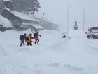 Rescuers were dispatched in northern California after reports of an avalanche and people buried. (AP PHOTO)