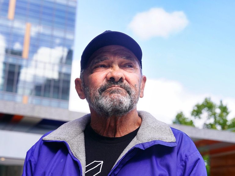 Uncle Robbie Thorpe is a prominent Indigenous sovereignty activist.