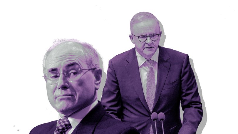 Anthony Albanese is going further than John Howard did in 2001.