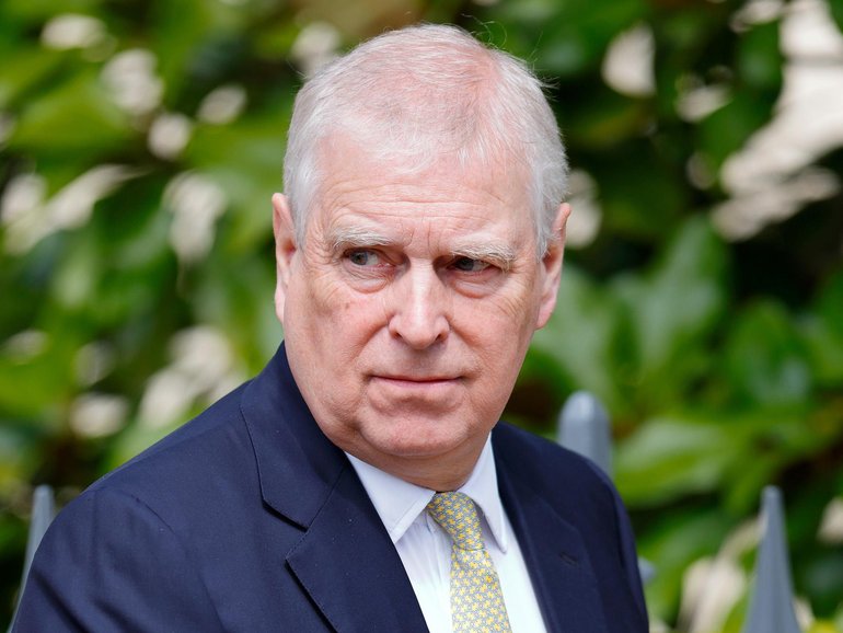 Andrew Mountbatten-Windsor on April 20, 2025 in Windsor, England. 