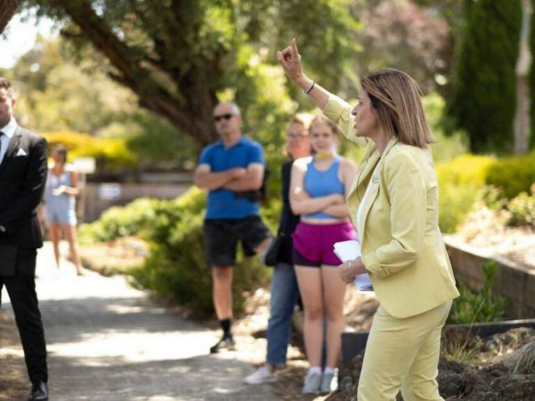 Before you bid at auction get a realistic understanding of what you can afford, noit just what the bank will lend you. (pic Ray White)