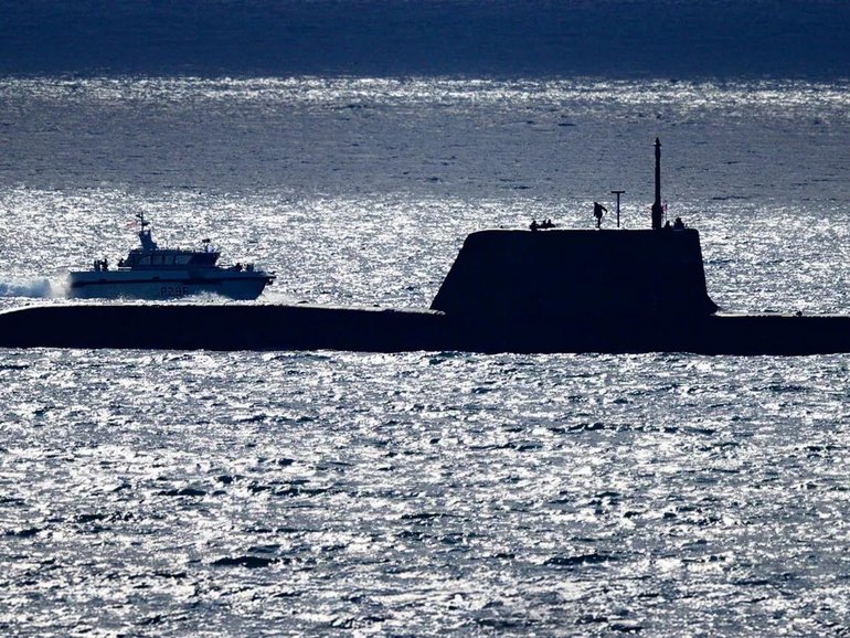 British sailors are being forced to remain on board a nuclear-powered submarine off the Western Australian.