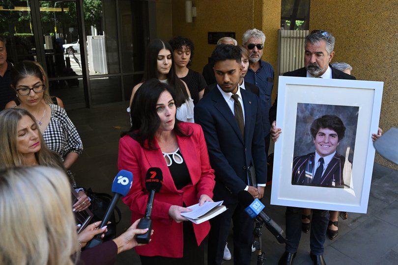 Slater and Gordon senior legal counsel Shari Liby read out a statement on behalf of the Tsindos Family following the inquest on Friday.