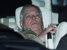Andrew Mountbatten Windsor, younger brother of Britain’s King Charles, formerly known as Prince Andrew, leaves Aylsham Police Station on a vehicle, on the day he was arrested on suspicion of misconduct in public office, after the U.S. Justice Department released more records tied to the late financier and convicted sex offender Jeffrey Epstein, in Aylsham, Britain, February 19, 2026. REUTERS/Phil Noble     TPX IMAGES OF THE DAY     