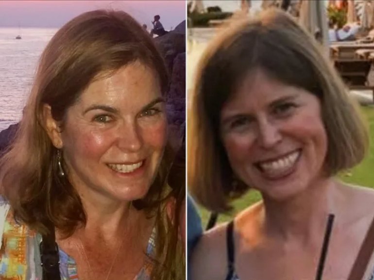 Sisters Liz Clabaugh and Caroline Sekar.