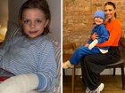 Chloe Lewis' son lost part of his finger in an ice skating accident.