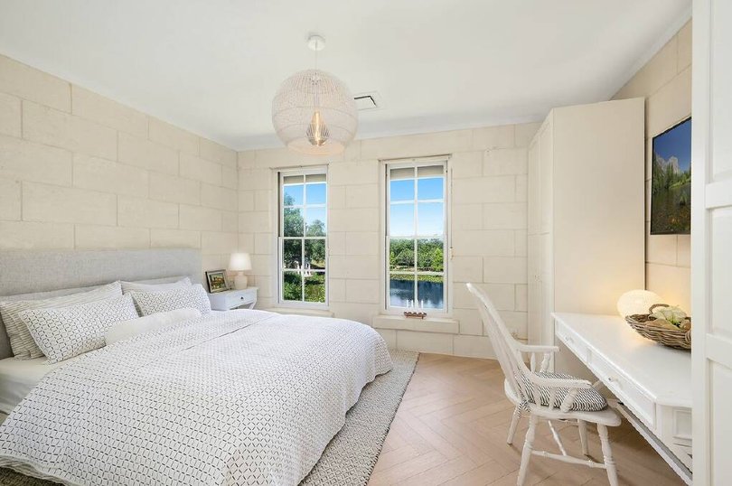 Wake up to a lake view.