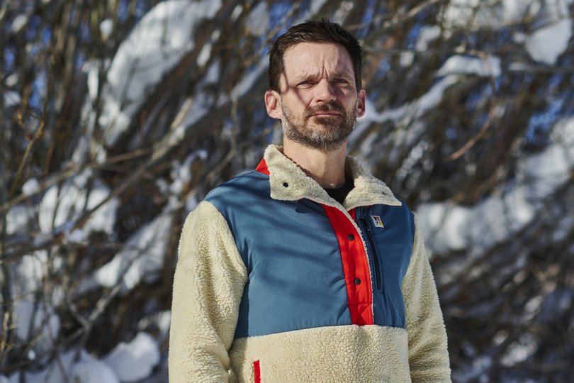 Kurt Gensheimer, a trail builder and backcountry veteran, near his home in Verdi, Nev. on Feb. 20, 2026.  