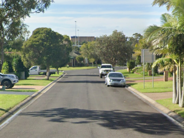 Three people have been hospitalised after a group of masked intruders broke into their home. 