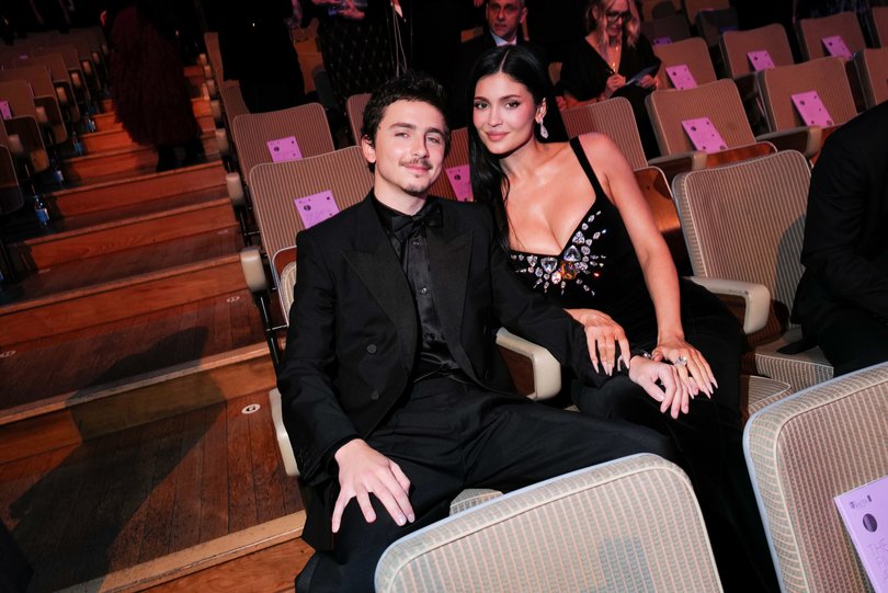 Timothée Chalamet and Kylie Jenner.