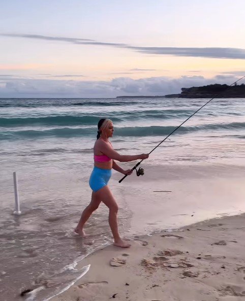 Tash Peterson stole multiple rods during the wild incident on Bondi Beach.