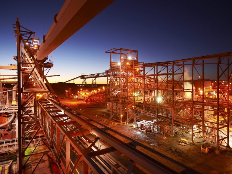 BHP shares have sured.