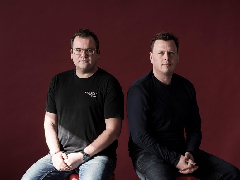 Kogan.com founder and chief executive Ruslan Kogan and chief operating officer David Shafer have enlisted the help of AI.