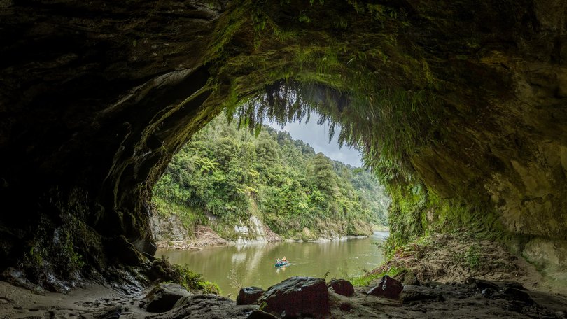 Water activities on the Whanganui River.