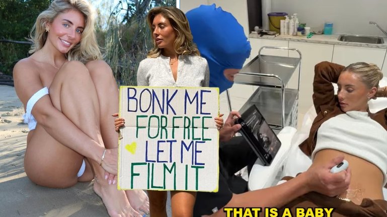 Bonnie Blue claims she is pregnant after sleeping with 400 men.