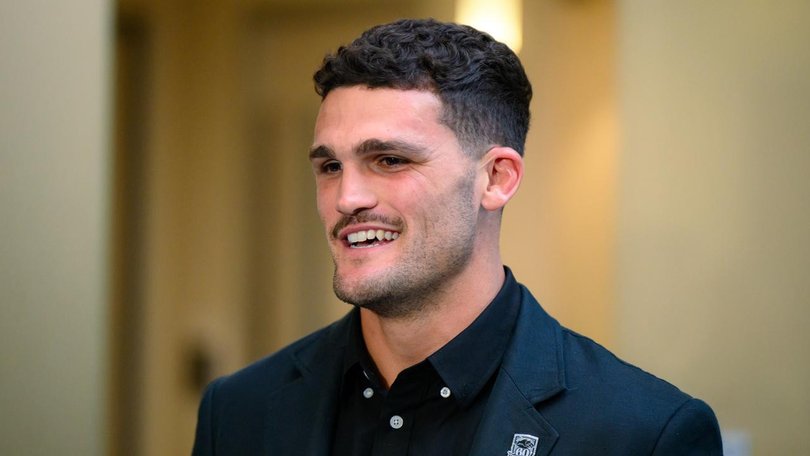A relieved Nathan Cleary has avoided suspension and can play in Penrith's NRL season opener. (George Chan/AAP PHOTOS)