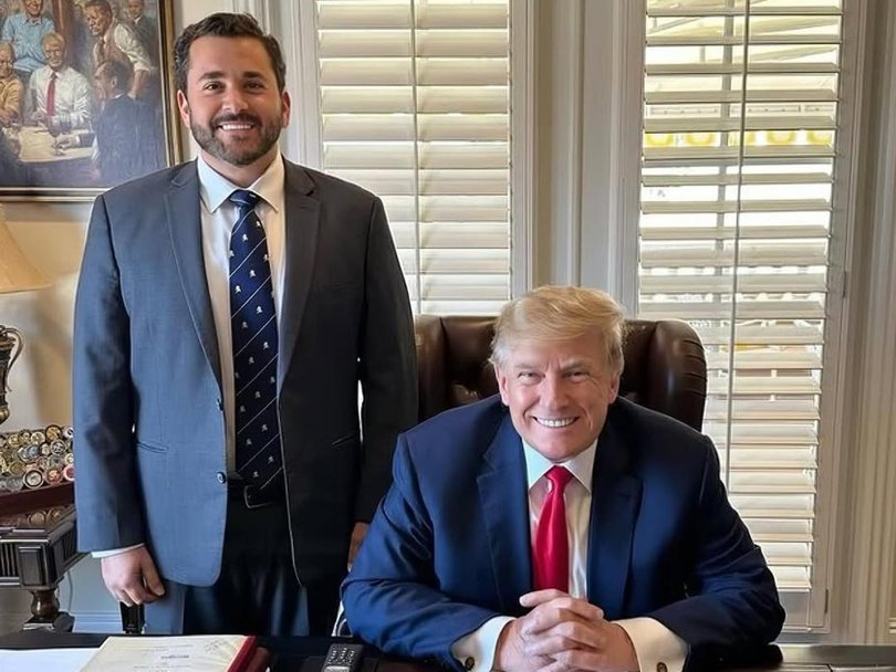 Nick Adams had been nominated by Donald Trump for the diplomatic posting in July. Picture: Instagram