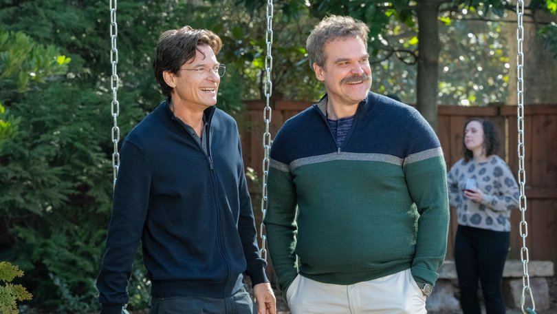 Jason Bateman and a perfectly cast David Harbour star in DTF St Louis.