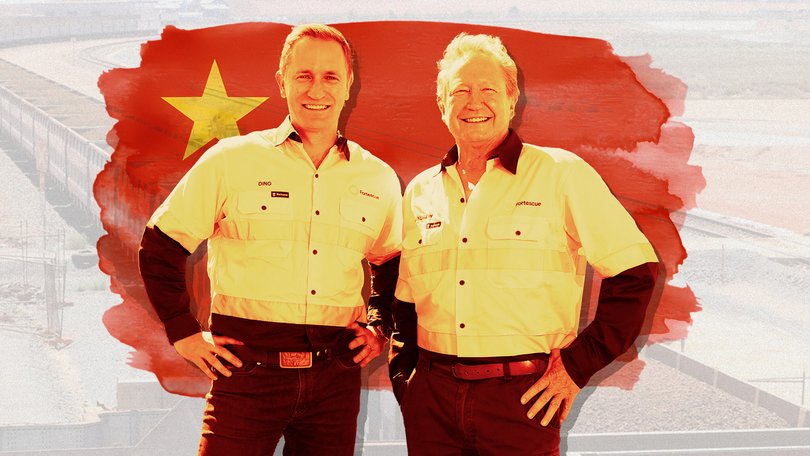 Fortescue’s Andrew Forrest and Dino Otranto.