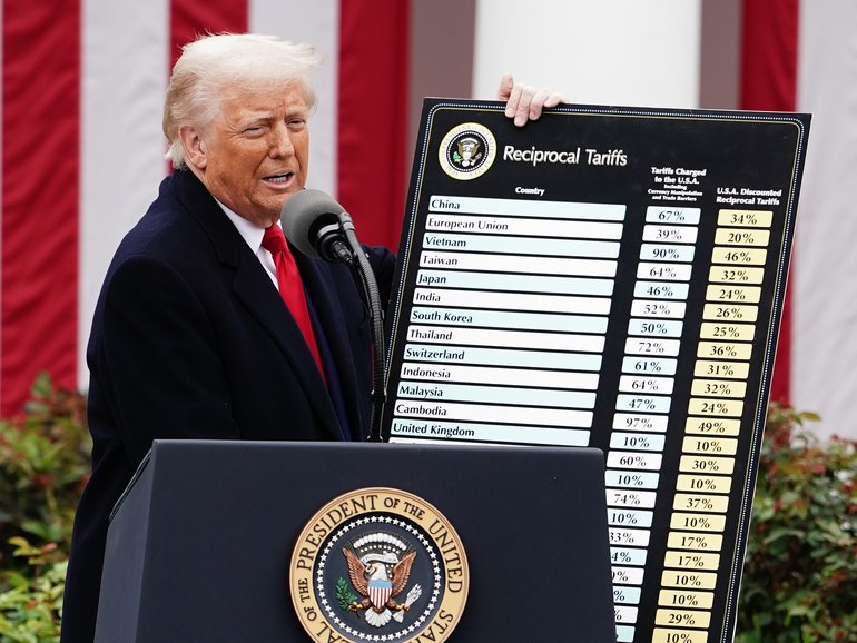 President Donald Trump said he would increase the temporary 10 per cent tariff to 15 per cent. 